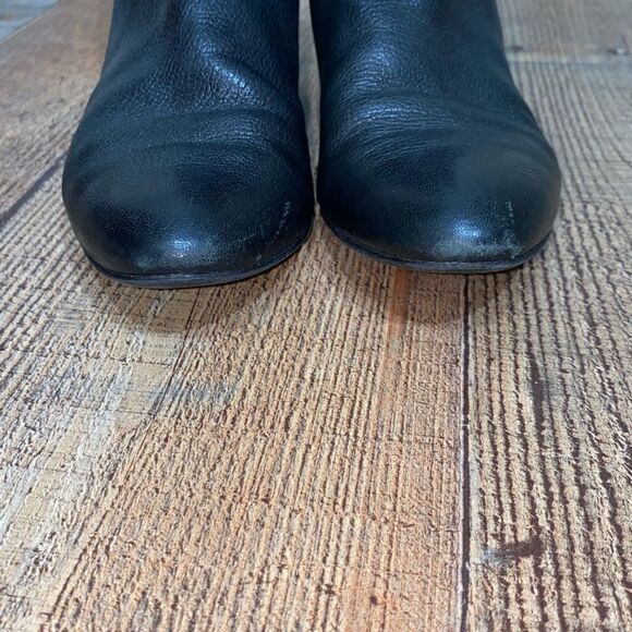 Stuart Weitzman Black Leather Booties - Picture 10 of 12